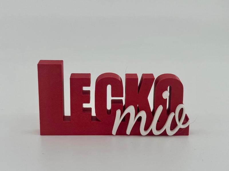 Lettering "LeckoMio" Decoration