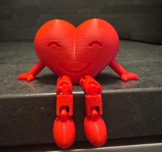 Articulated Smiley Heart