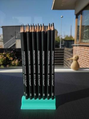 14 pencils holder