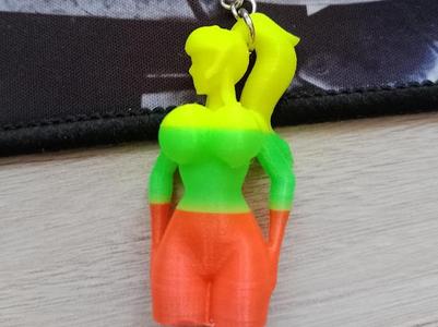 Body keychain series - girlfriend