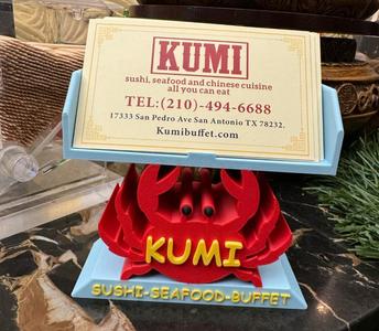 Restaurant Business Card Holder
