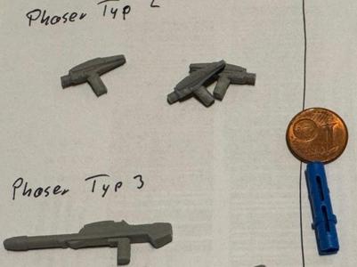 Star Trek Phaser Types 2 and 3