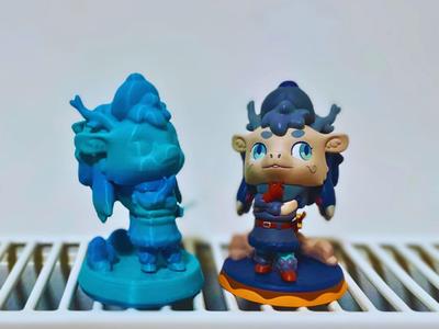 Pop Mart same style trendy blind box Non-human beings Wolf Earl coloring doll