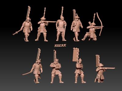 samurai infantry set 1