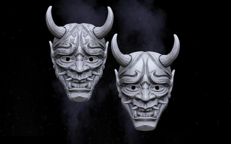 Oni Mask Japanese Hannya