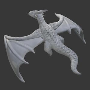 Dragon miniature - tabletop game - decoration