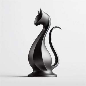 Cat figure Piece