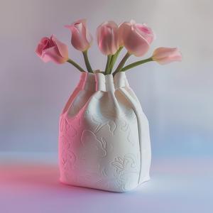 Flower Pouch Vase for Cute Home Decor