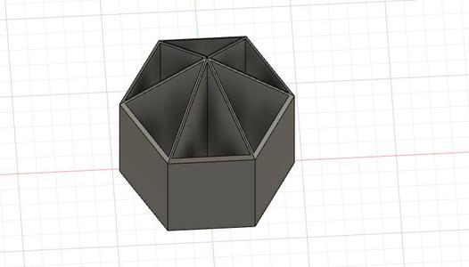 Hexagon Pencil Box