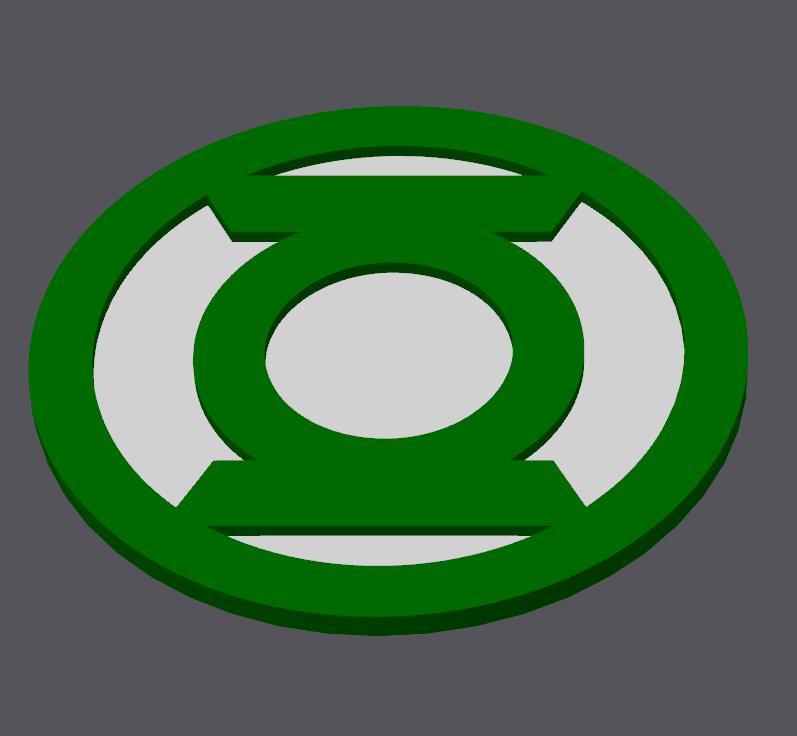 Green Lantern Symbol Wall Art