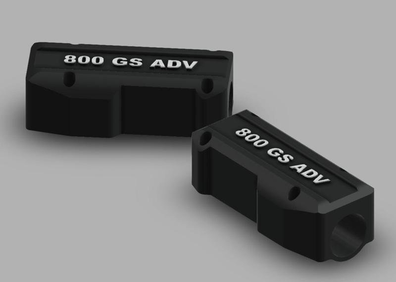 BMW F800 GS Adventure crash bar protector - 3D Printable STLV.2