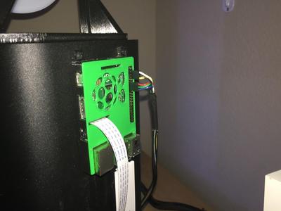 Printrbot Metal Plus adaptor/back for Raspberry Pi case (model B+)