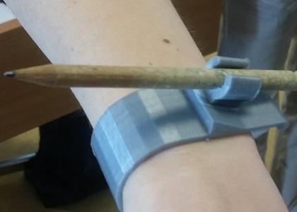 Occupational Therapyst student project : e-cig wrist holder / Projet étudiant en ergothérapie : bracelet porte e-cig