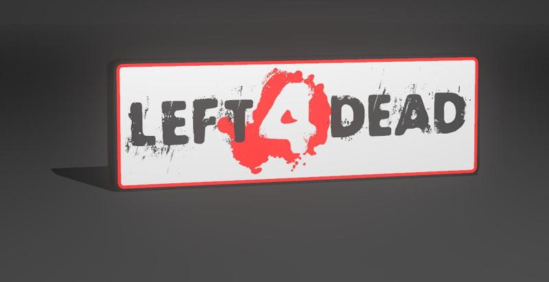 Lámpara Left 4 Dead - Logo Lightbox