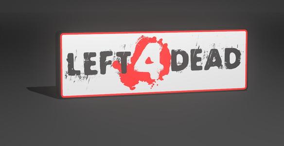 Lámpara Left 4 Dead - Logo Lightbox