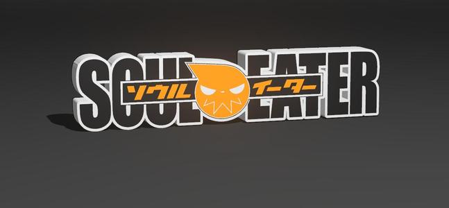 Lámpara Soul Eater Anime 3D - Logo Lightbox