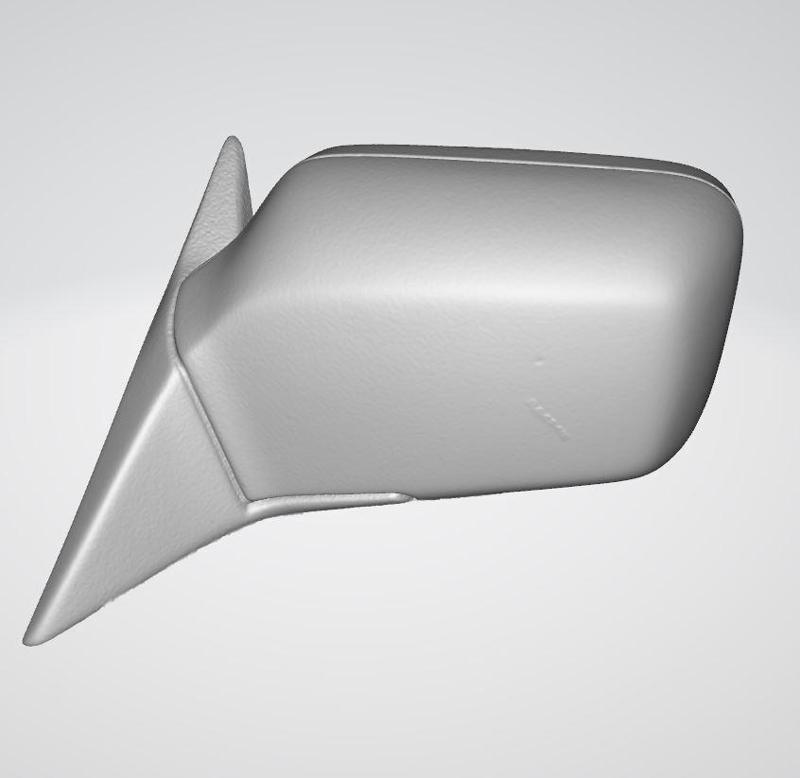 BMW E34 Side Mirror 3d scan