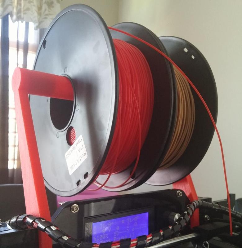 Prusa i3 Spooler for Acrylic 7mm frame