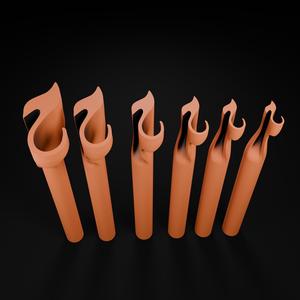 3D model for pointillism (Curva4) - Artistic stencil