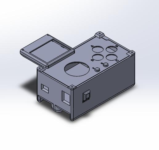 Arduino Leonardo with joystick shield case