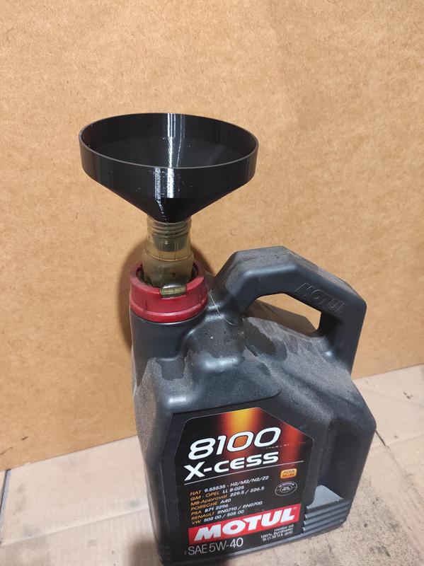 Oil Funnel for Motul , Valvoline , Castrol bottle