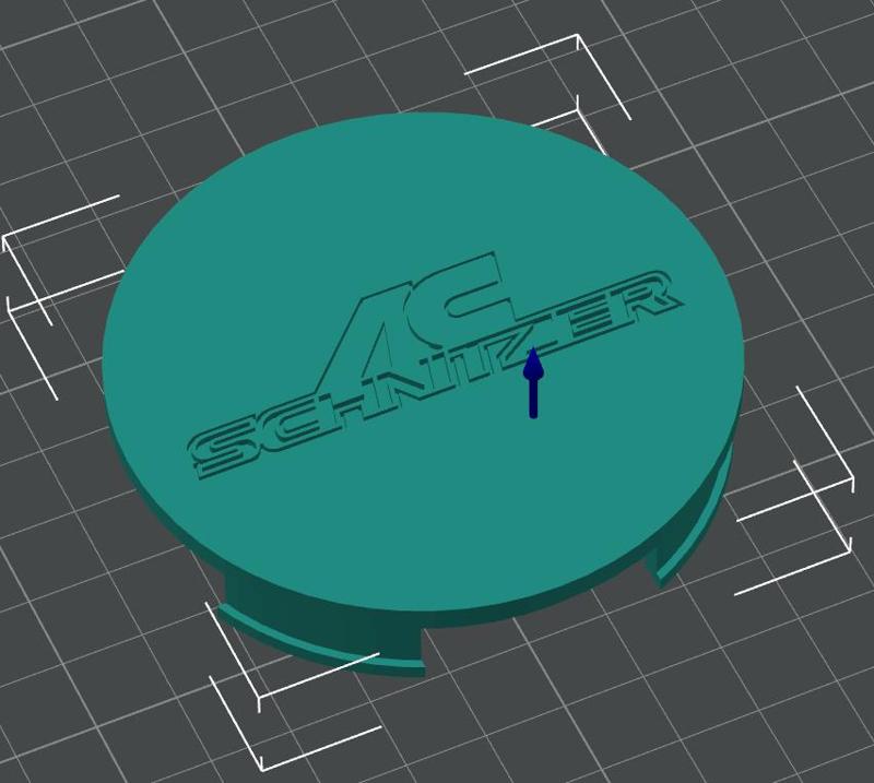 AC SCHIZNER  Centre cap