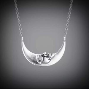 Moon face pendant