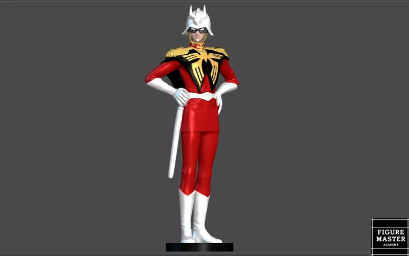 CHAR AZNABLE ZAKU ZEON GUNDAM PILOT GUNPLA ANIME