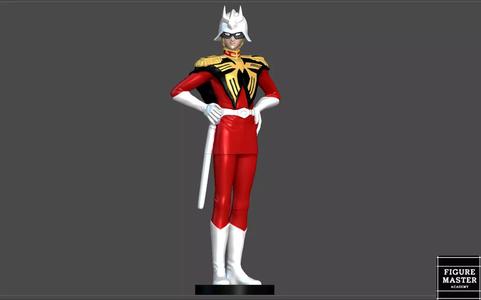 CHAR AZNABLE ZAKU ZEON GUNDAM PILOT GUNPLA ANIME