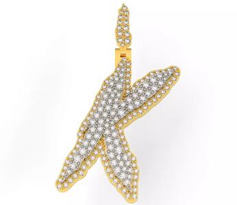 FLOWER SETTING LETTER K