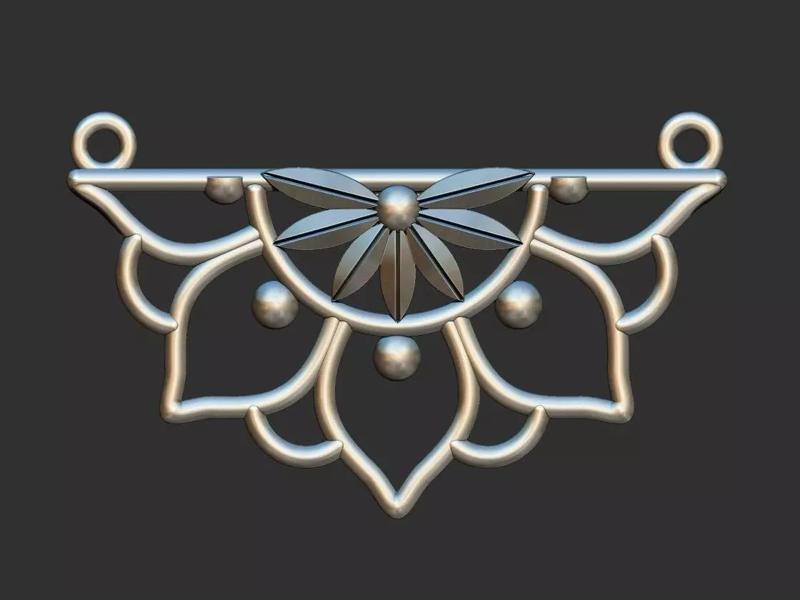 Mandala Flower Pendant