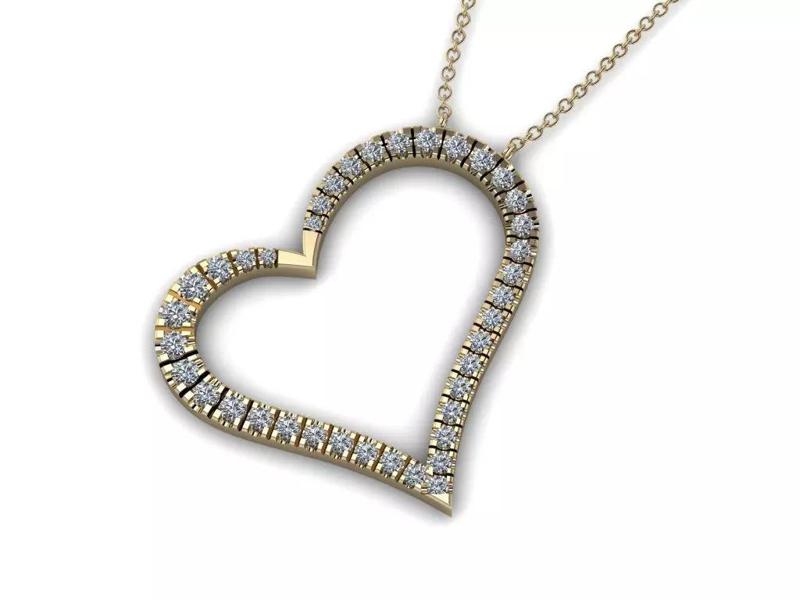 Heart Jewelry Pendant 03