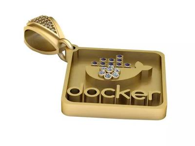 DOCKER SQUAR PENDANT