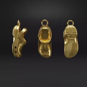 Luxe Crocs Pendant  Where Iconic Meets Elegant