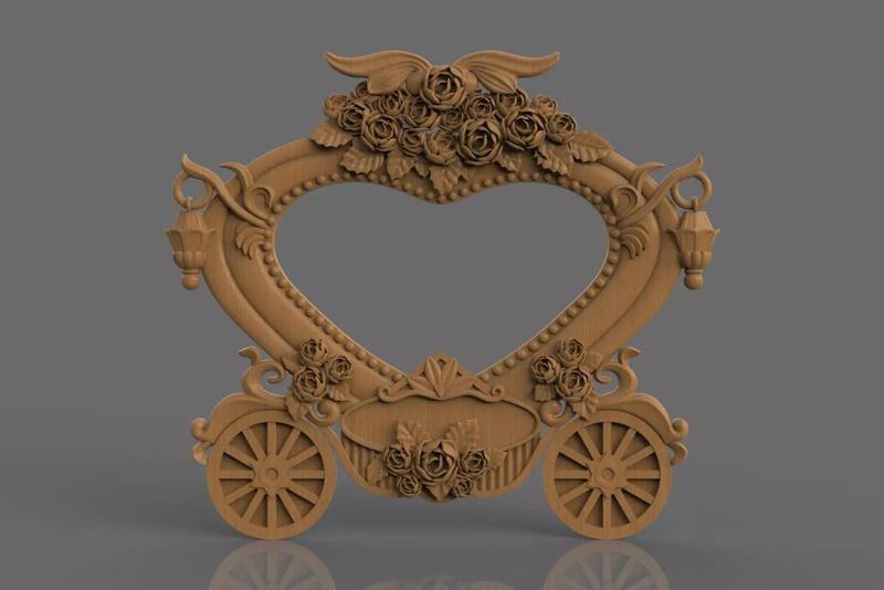 Pumpkin Carriage Photo Frame