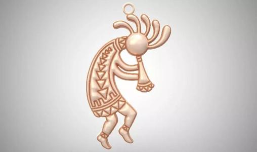 Kokopelli Pendant