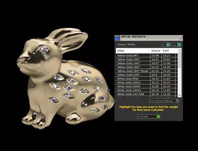 Rabbit in Bunny Easter Rabbit  Necklaces Pendant 3D print model