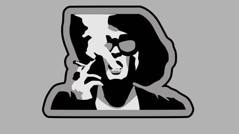 LIGHT BOX  Helena Bonham Carter - Iconic Actress Silhouette