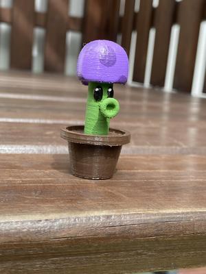 SCAREDY SHROOM PLANTS VS ZOMBIES GAMES FIGURE