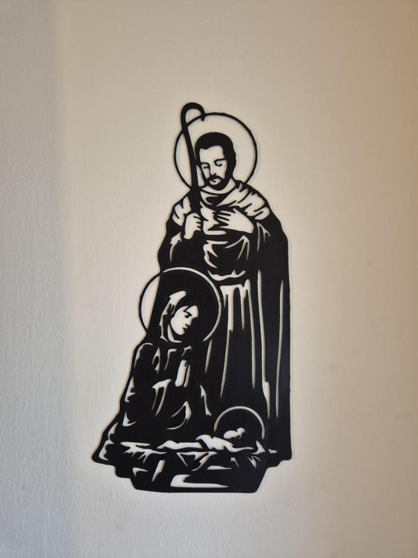 Line Art Nativity of Jesus – Sacred and Timeless Design