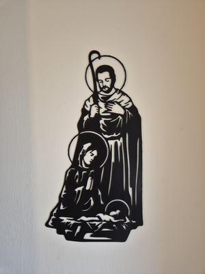 Line Art Nativity of Jesus – Sacred and Timeless Design