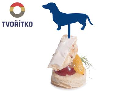 Cocktail stick - Canape - DACHSHUND IV