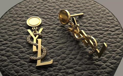 Earring YSL Yves Saint Laurent