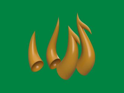 Virgo Style Horn Set