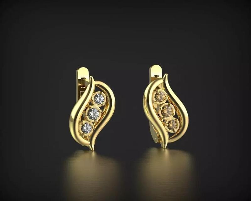 Earrings Wave