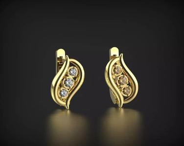 Earrings Wave