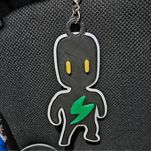 STUMBLE GUYS BOLT KEYCHAIN - KEYCHAIN STUMBLE GUYS BOLT