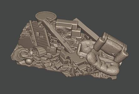 28MM RUINS MIX