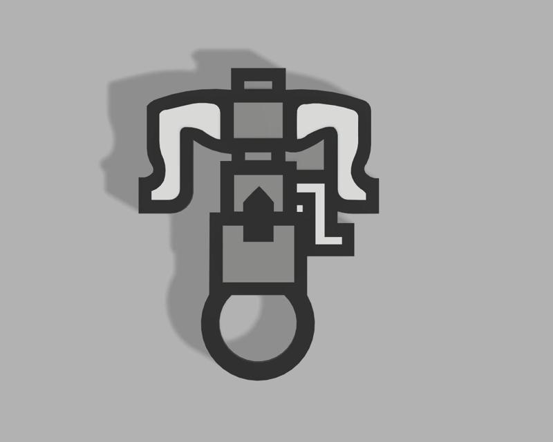 Heavy Bowgun Keychain || Heavy Crossbow Keychain (Monster Hunter)