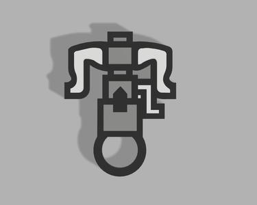 Heavy Bowgun Keychain || Heavy Crossbow Keychain (Monster Hunter)